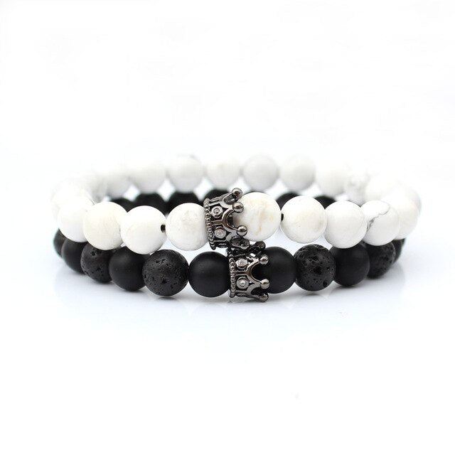 Crown Couple Bracelet